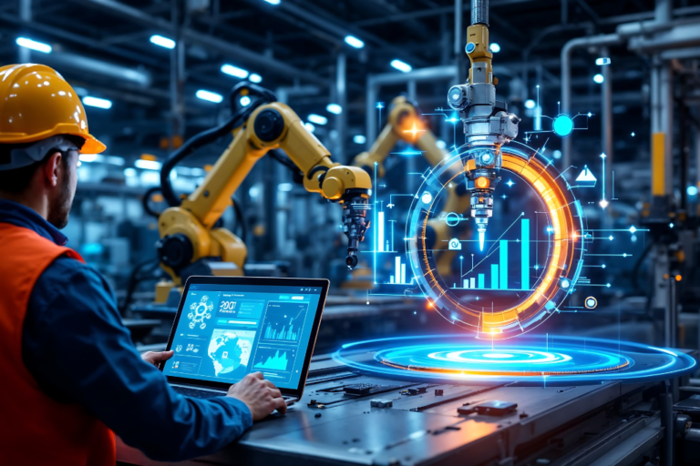 IoT technologies working principle in manufacturing operations 